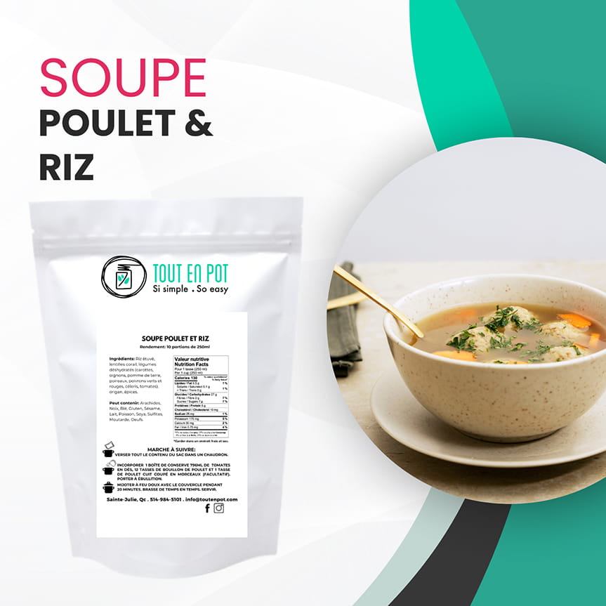 Soupe Poulet et Riz VRAC